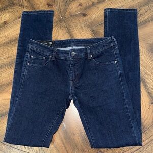 A/X Armani Exchange Women's Dark Blue Jeans Size 28